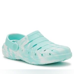 5/$20 Girls slip-ons like Crocs, Size 2, Rugged Shark brand